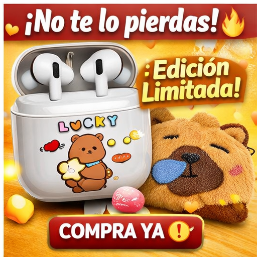 Audífonos Kapibara Bluetooth TWS-K58 con Llavero