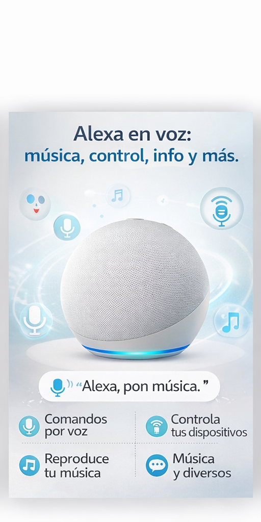 Parlante Inteligente Alexa - Control por Voz